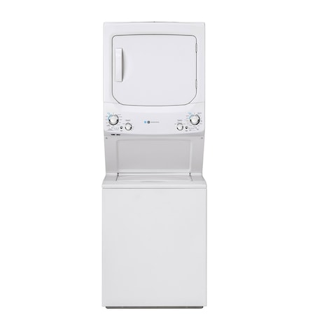 Ge 3.9 / 5.9 cu. ft. Unitized Spacemaker Washer and Electric Dryer Combo GUD27EESNWW